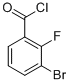 3-Bromo-2-fluorobenzoyl chloride Structure,374554-41-3Structure