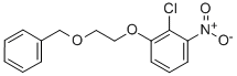 Benzene,2-chloro-1-nitro-3-[2-(phenylmethoxy)ethoxy]- Structure,374600-24-5Structure