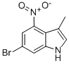 6-Bromo-3-methyl-4-nitro-1h-indole Structure,374633-30-4Structure