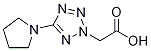 5-(Pyrrolidin-1-yl)-2h-tetrazole-2-acetic acid Structure,374822-49-8Structure