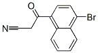 3-(4-Bromo-1-naphthyl)-3-oxopropanenitrile Structure,374926-06-4Structure