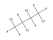 1,2,3,4-Tetrachlorohexafluorobutane Structure,375-45-1Structure