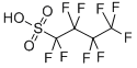 Nonafluoro-1-butanesulfonic acid Structure,375-73-5Structure