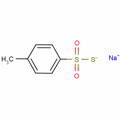 Sodium p-toluenethiosulfonate Structure,3753-27-3Structure