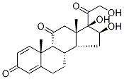 16Alpha,17,21-trihydroxy-pregna-1,4-diene-3,11,20-trione Structure,3754-05-0Structure