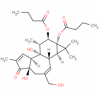 Phorbol 12,13-dibutyrate Structure,37558-16-0Structure