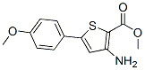 Methyl 3-amino-5-(4-methoxyphenyl)thiophene-2-carboxylate Structure,37572-23-9Structure