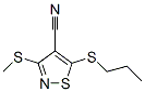 3-(Methylthio)-5-(propylthio)-4-isothiazolecarbonitrile Structure,37572-29-5Structure