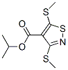 3,5-Bis(methylthio)-4-isothiazolecarboxylic acid isopropyl ester Structure,37572-39-7Structure