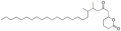 Tetrahydro-6-(4,5-dimethyl-2-oxotricosyl)-2h-pyran-2-one Structure,37577-44-9Structure