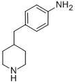 4-(4-Piperidinylmethyl)benzenamine Structure,37581-35-4Structure