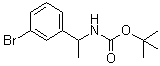 Tert-butyl (1-(3-bromophenyl)ethyl)carbamate Structure,375853-98-8Structure