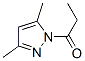 3,5-Dimethyl-1-(1-oxopropyl)-1H-pyrazole Structure,37612-61-6Structure