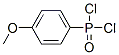 4-Methoxyphenylphosphonic dichloride Structure,37632-18-1Structure