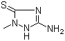 3-Amino-1-methyl-1h-1,2,4-triazole-5-thiol Structure,37634-01-8Structure