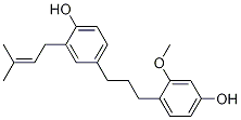 1-(4-Hydroxy-2-methoxyphenyl)
-3-(4-hydroxy-3-prenylphenyl)propane Structure,376362-03-7Structure