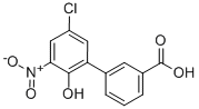 5-Chloro-2-hydroxy-3-nitro-(1,1-biphenyl)-3-carboxylic acid Structure,376592-58-4Structure