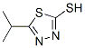 5-Isopropyl-1,3,4-thiadiazole-2-thiol Structure,37663-52-8Structure