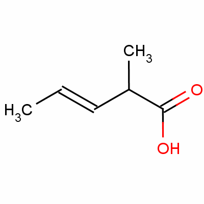 2-Methylpent-3-en-1-oic acid Structure,37674-63-8Structure