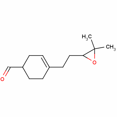 4-[2-(3,3-Dimethyloxiranyl)ethyl ]cyclohex-3-ene-1-carbaldehyde Structure,37677-09-1Structure