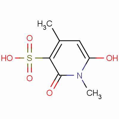 1,2-Dihydro-6-hydroxy-1,4-dimethyl-2-oxo-3-pyridinesulphonic acid Structure,37678-73-2Structure