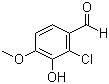 2-Chloro-3-hydroxy-4-methoxybenzaldehyde Structure,37687-57-3Structure