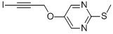 5-[(3-Iodo-2-propynyl)oxy]-2-(methylthio)pyrimidine Structure,37750-83-7Structure