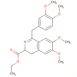 1-(3,4-Dimethoxybenzyl)-3-ethoxycarbonyl-3,4-dihydro-6,7-dimethoxyisoquinoline Structure,377733-28-3Structure