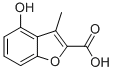 4-Hydroxy-3-methyl-2-benzofurancarboxylic acid Structure,3781-70-2Structure