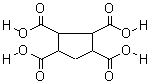 1,2,3,4-Cyclopentanetetracarboxylic acid Structure,3786-91-2Structure