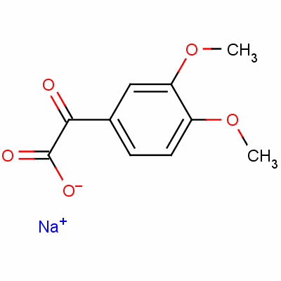 Sodium 3,4-dimethoxyphenylglyoxylate Structure,37891-88-6Structure