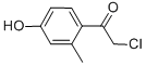 Ethanone,2-chloro-1-(4-hydroxy-2-methylphenyl)-(9ci) Structure,37904-71-5Structure