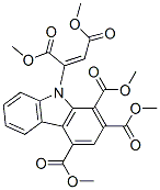 9-[(E)-3-methoxy-1-(methoxycarbonyl)-3-oxo-1-propenyl ]-9h-carbazole-1,2,4-tricarboxylic acid trimethyl ester Structure,37914-22-0Structure