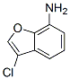 3-Chloro-1-benzofuran-7-amine Structure,379228-65-6Structure