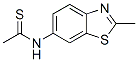 Acetamide, n-(2-methyl-6-benzothiazolyl)thio-(8ci) Structure,3796-77-8Structure