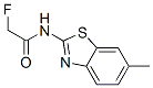 Acetamide, 2-fluoro-n-(6-methyl-2-benzothiazolyl)-(9ci) Structure,37968-25-5Structure