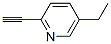 Pyridine, 5-ethyl-2-ethynyl-(9ci) Structure,37968-65-3Structure