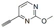 Pyrimidine, 4-ethynyl-2-methoxy- (9ci) Structure,37968-71-1Structure