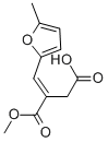 (E)-3-(methoxycarbonyl)-4-(5-methylfuran-2-yl)but-3-enoic acid Structure,37978-59-9Structure