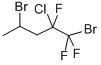 1,4-Dibromo-2-chloro-1,1,2-trifluoropentane Structure,380-57-4Structure