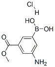 3-Amino-5-(methoxycarbonyl)benzeneboronic acid hydrochloride Structure,380430-56-8Structure