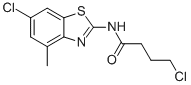 4-Chloro-n-(6-chloro-4-methyl-2-benzothiazolyl)-butanamide Structure,380469-30-7Structure