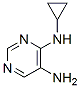 4,5-Pyrimidinediamine,n4-cyclopropyl-(9ci) Structure,380605-40-3Structure