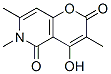 2H-pyrano[3,2-c]pyridine-2,5(6h)-dione,4-hydroxy-3,6,7-trimethyl-(9ci) Structure,380634-00-4Structure