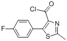 Rac-5-(4-fluorophenyl)-2-methyl-1,3-thiazole-4-carbonyl chloride Structure,380899-53-6Structure