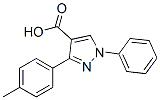 3-(4-Methylphenyl)-1-phenyl-1H-pyrazole-4-carboxylic acid Structure,380910-52-1Structure