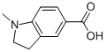 1-Methylindoline-5-carboxylic acid Structure,380922-37-2Structure