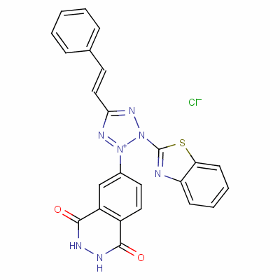 2-(2-Benzothiazolyl)-5-styryl-3-(4-phthalhydrazidyl)tetrazolium chloride Structure,38116-89-1Structure