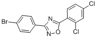 3-(4-Bromophenyl)-5-(2,4-dichlorophenyl)-1,2,4-oxadiazole Structure,381178-19-4Structure