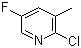 2-Chloro-5-fluoro-3-methylpyridine Structure,38186-84-4Structure